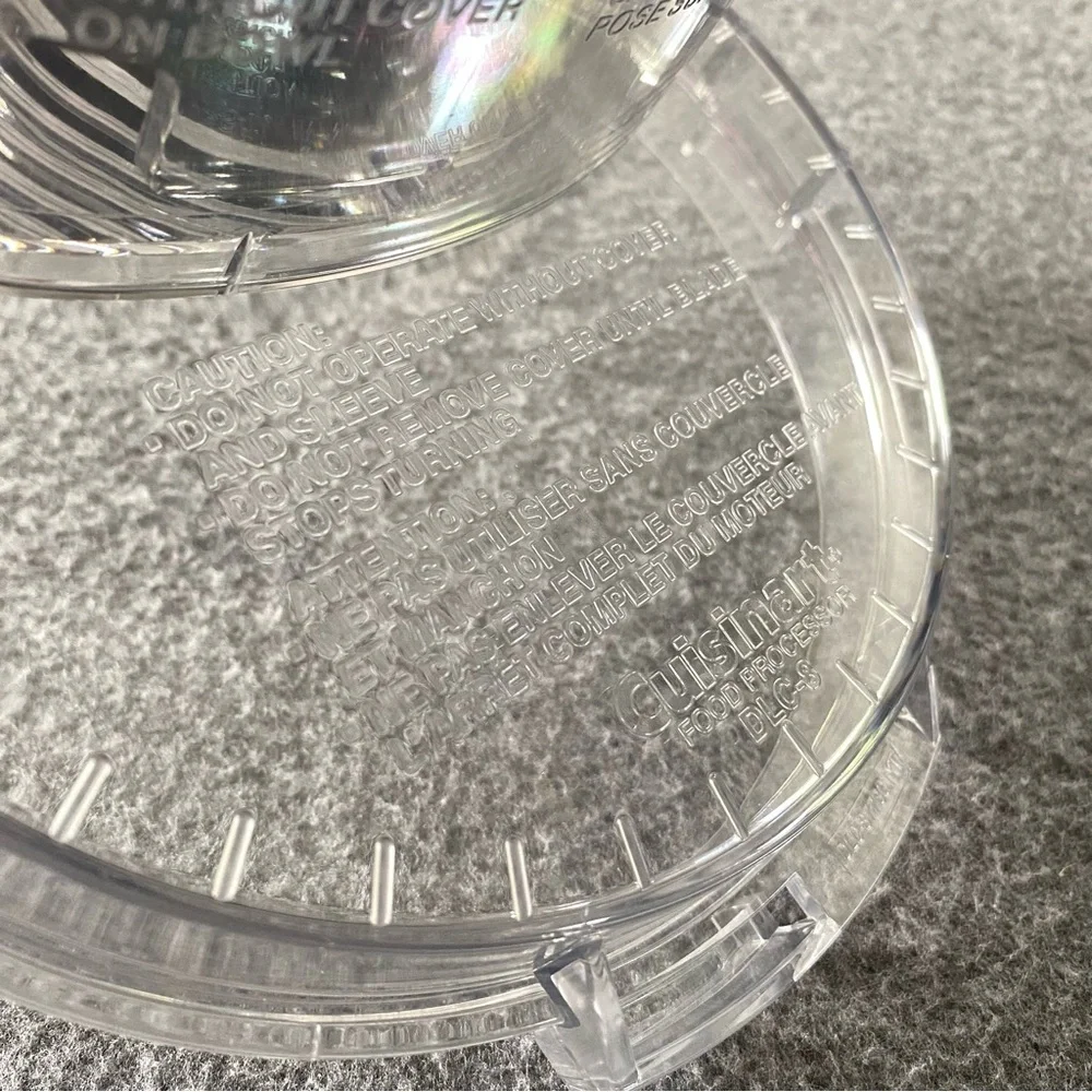 Cuisinart Pro Custom 11 Food Processor Replacement Lid Chute Pusher DLC-877BGTX - Picture 8 of 9